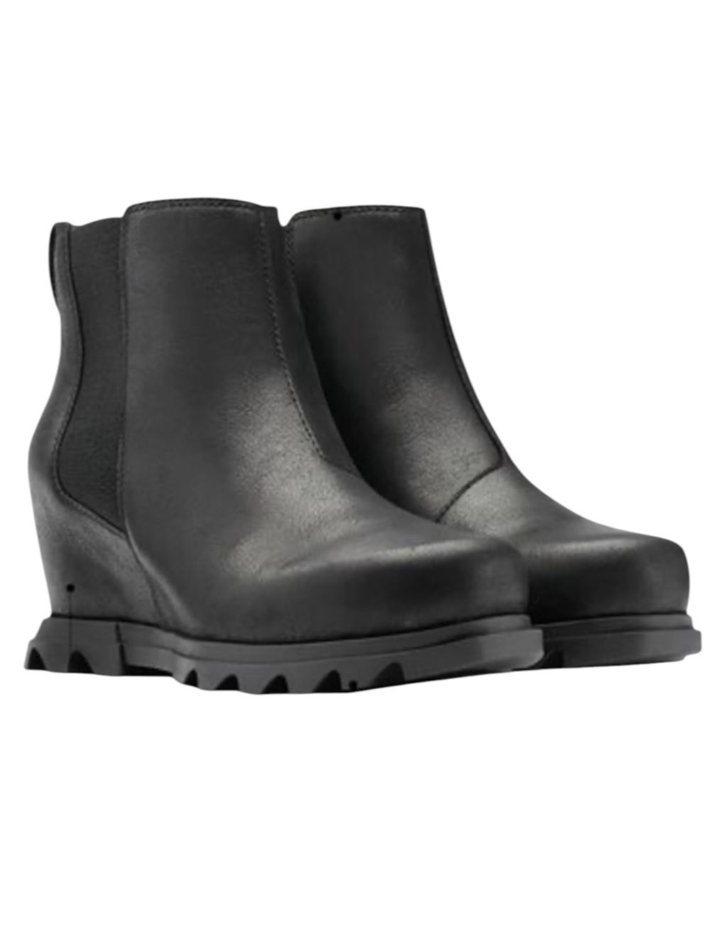 Sorel Joan Of Artic Wedge III Waterproof Booties  Chelsea Boot Black Sz 9.5